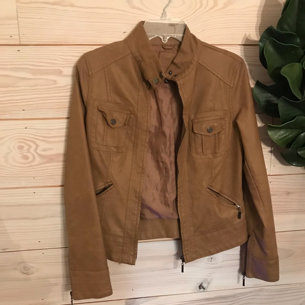 Like New Faux Leather Jacket